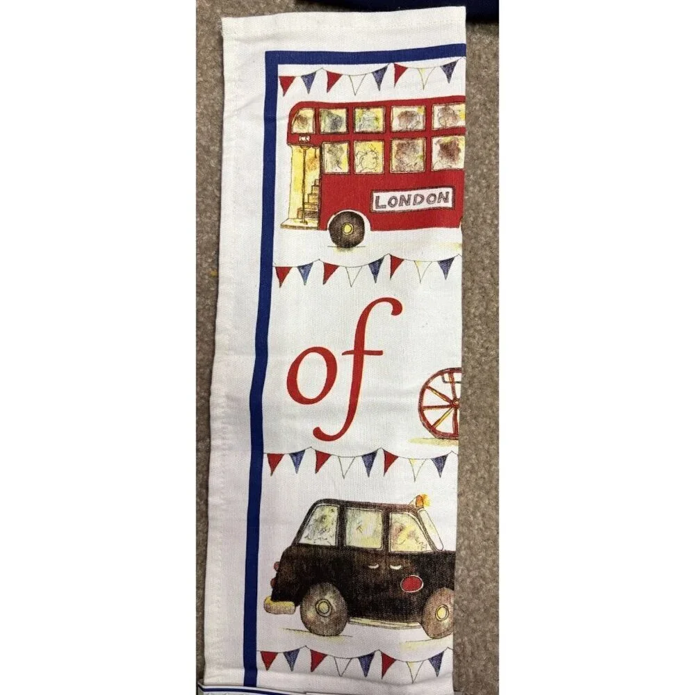 Tea Towel MILLY GREEN Celebrating Britain British Edition cotton 67 x 45 cm